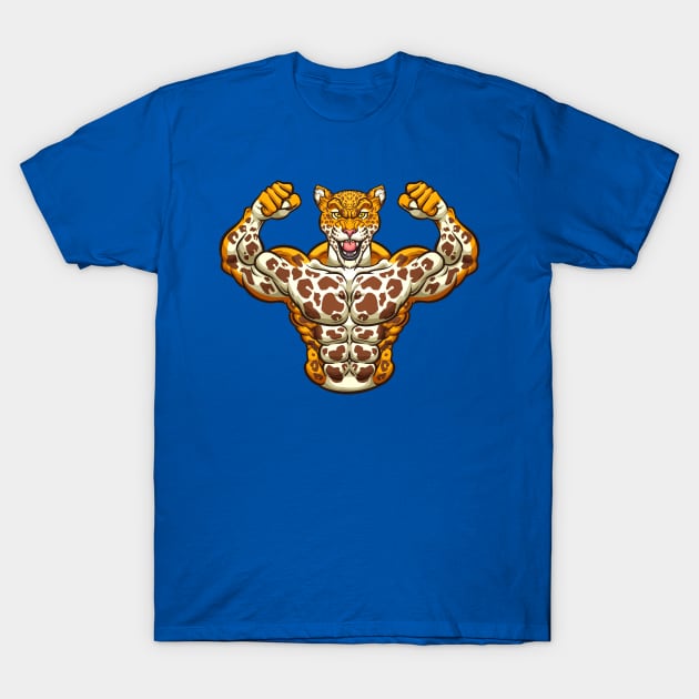 jaguar body building T-Shirt by Mako Design 